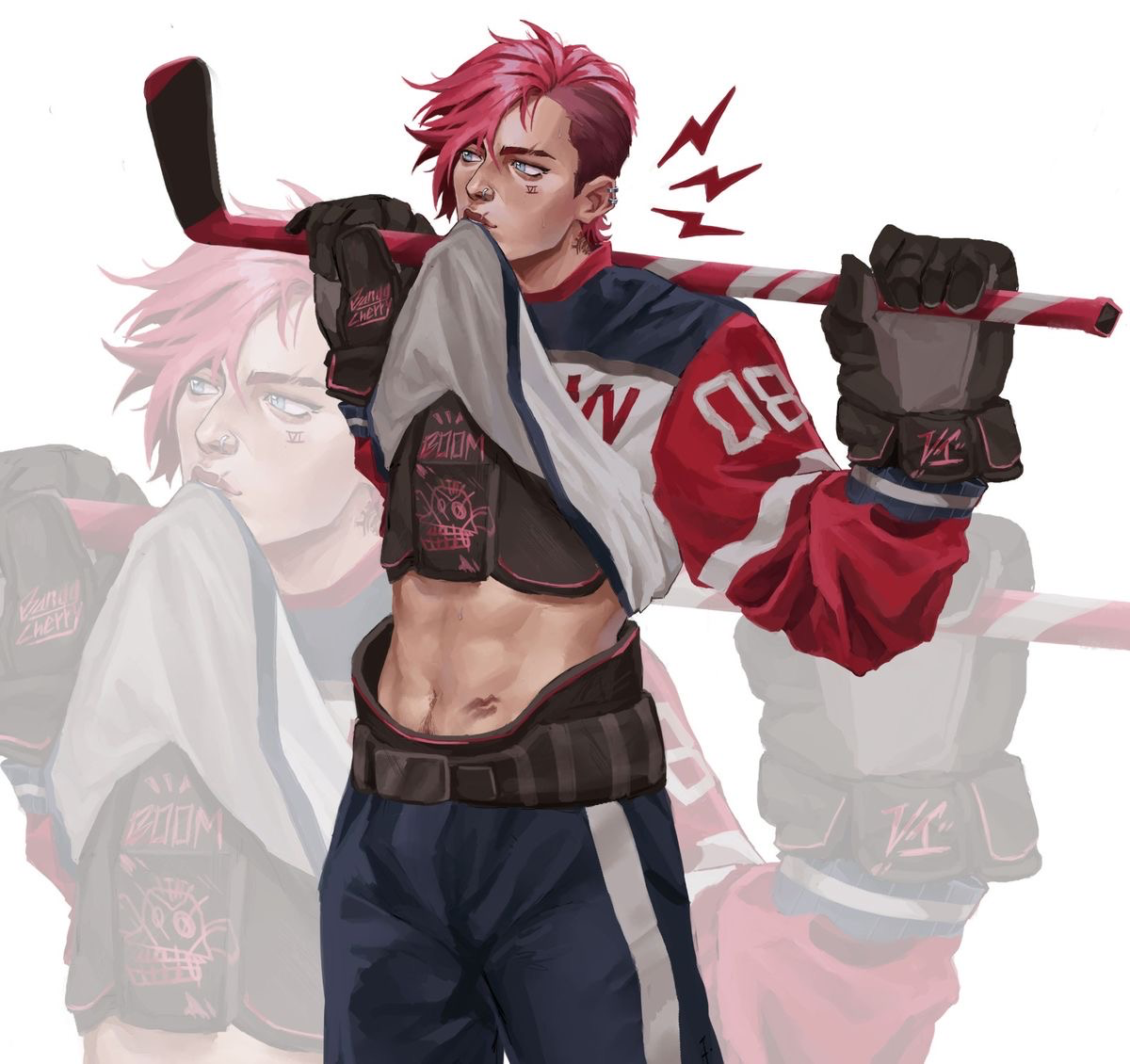 High schoolAU! Hockeyplayer!Vi x user 