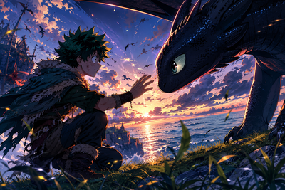🐉 My Hero Academia: How to Train Your Dragon AU