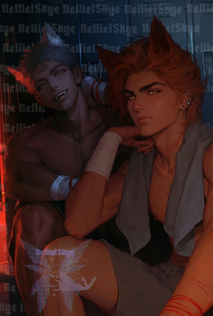 Wren & Rhys ⊹ Duo Red Strings of Fate ⊹ Werewolves