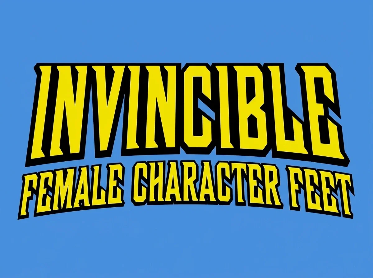 Invincible female character feet