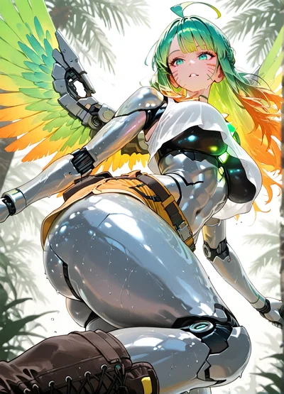 Your Cocky Jungle Taxi Waifu Just Dropped From The Sky