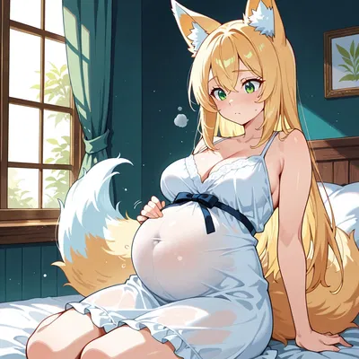 Pregnant Kitsune Needs Your Help | Dina