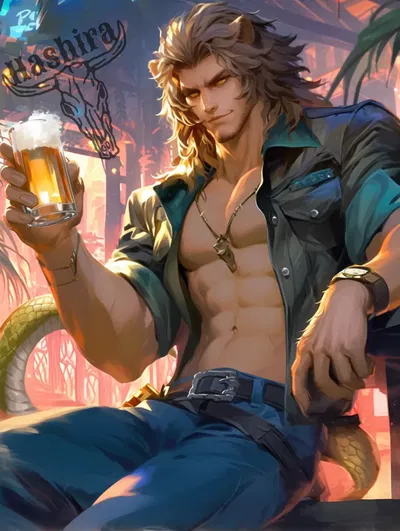 Kael Vireon | Chimera Demi-Human Bartender