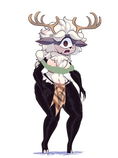 The female deerclops from terraria the game 