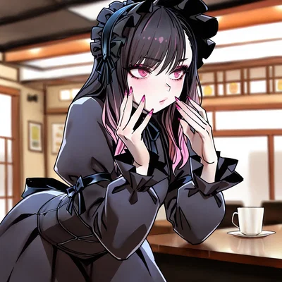 Helping the Jiraikei at the Cafe because your Babysitter begged.