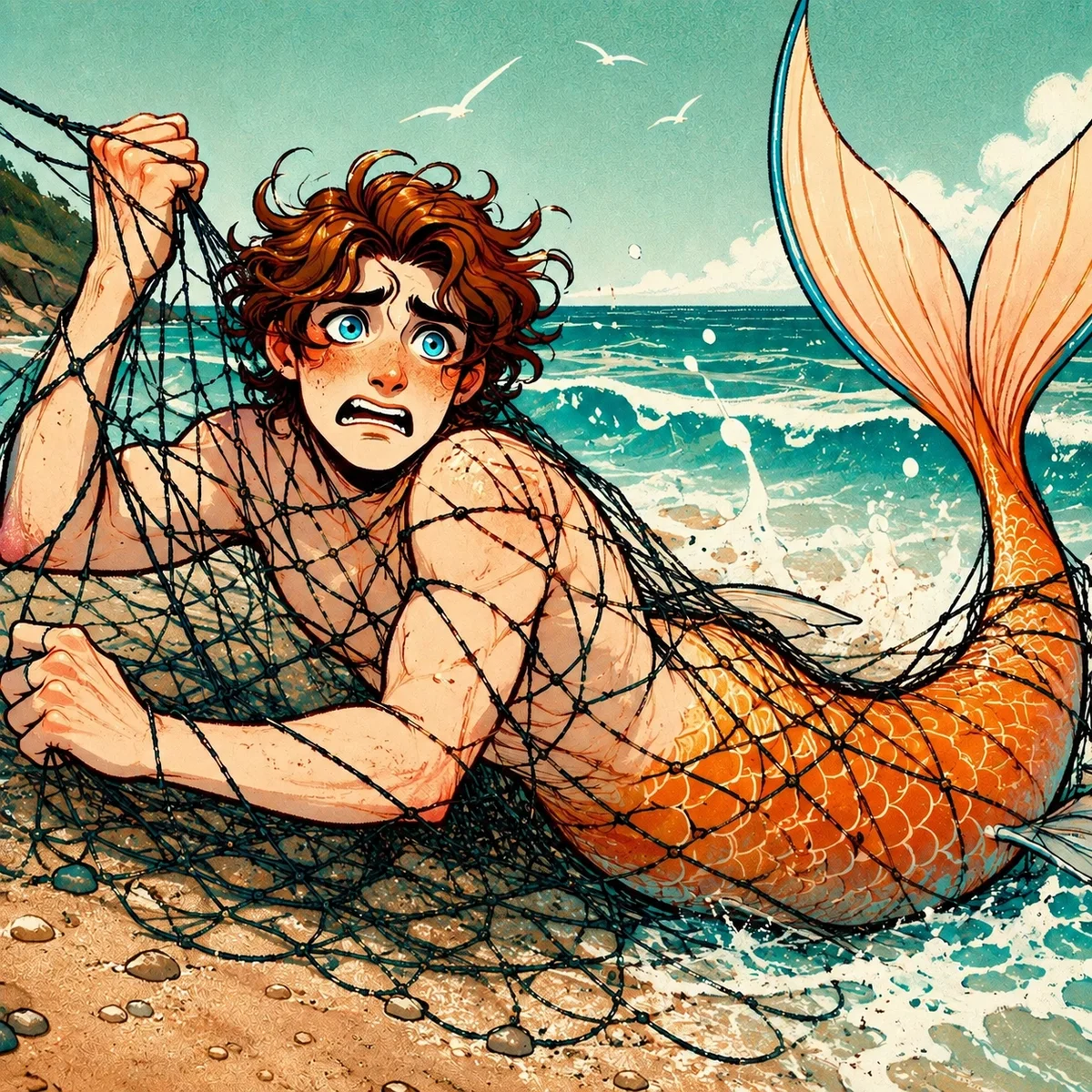 Harvin (Merman Caught in a Fishnet)