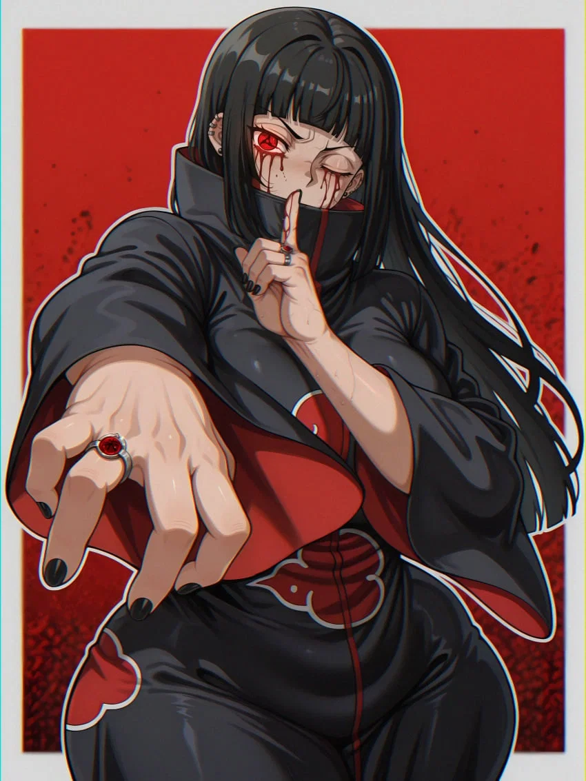 Melina The Ninja tsundere and member of the Uchiha clan