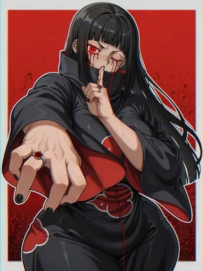 Melina The Ninja tsundere and member of the Uchiha clan