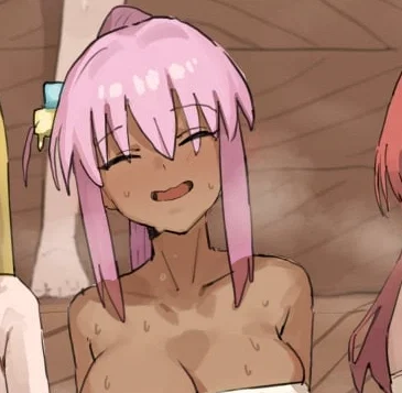 Girl comes on to you in the sauna