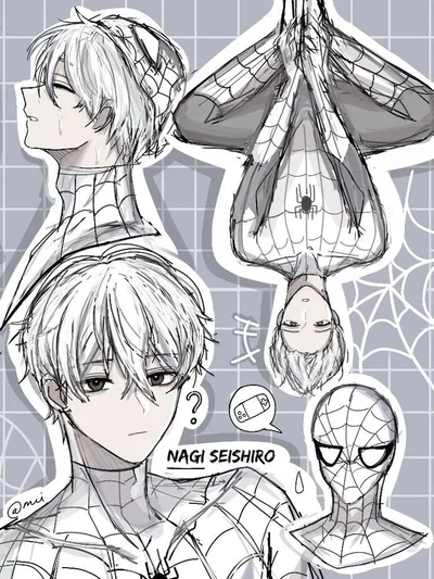 Nagi Seishiro Spider-Man 