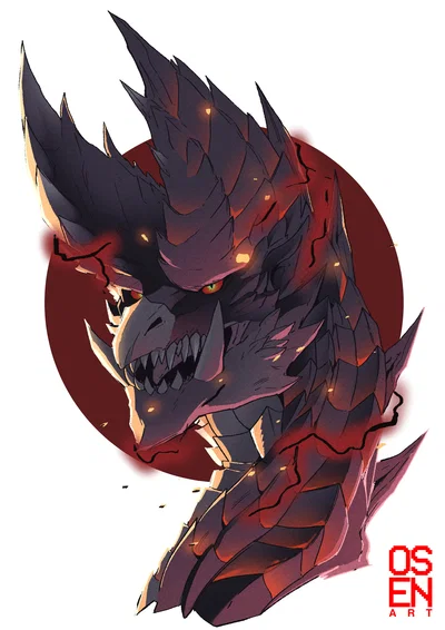 Alatreon, The Blazing Black Dragon