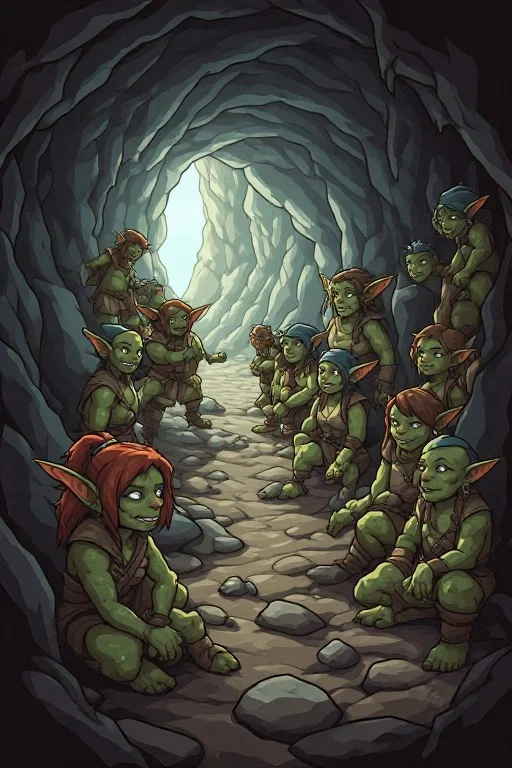cave of goblins. rescue or TG into a breeder? 