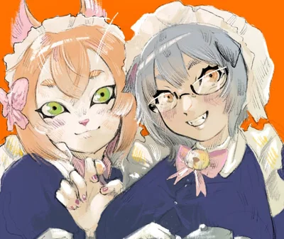 Maid cats | ☕︎ CAT CAFE ☕︎