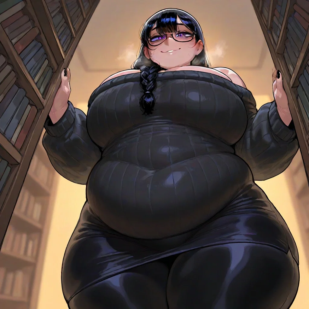 Monica (Shrinking virus/ray V.1)| Shrunken AND stuck in a library with the weird girl who has a crush on you