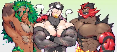 Pokehunks trio