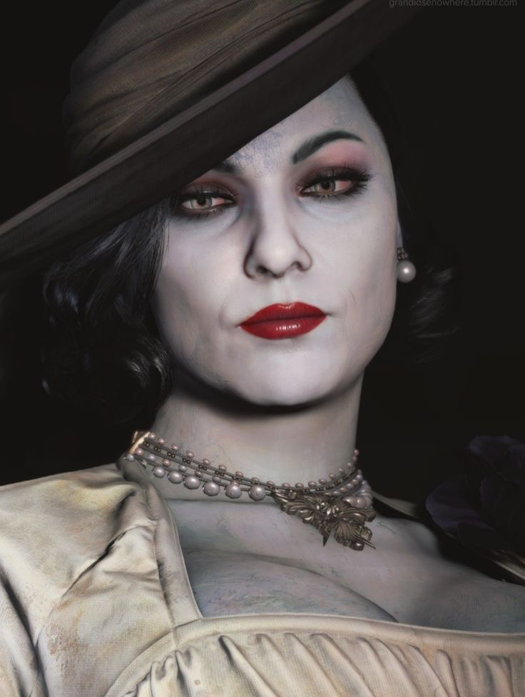 Big booby lady: Alcina Dimitrescu