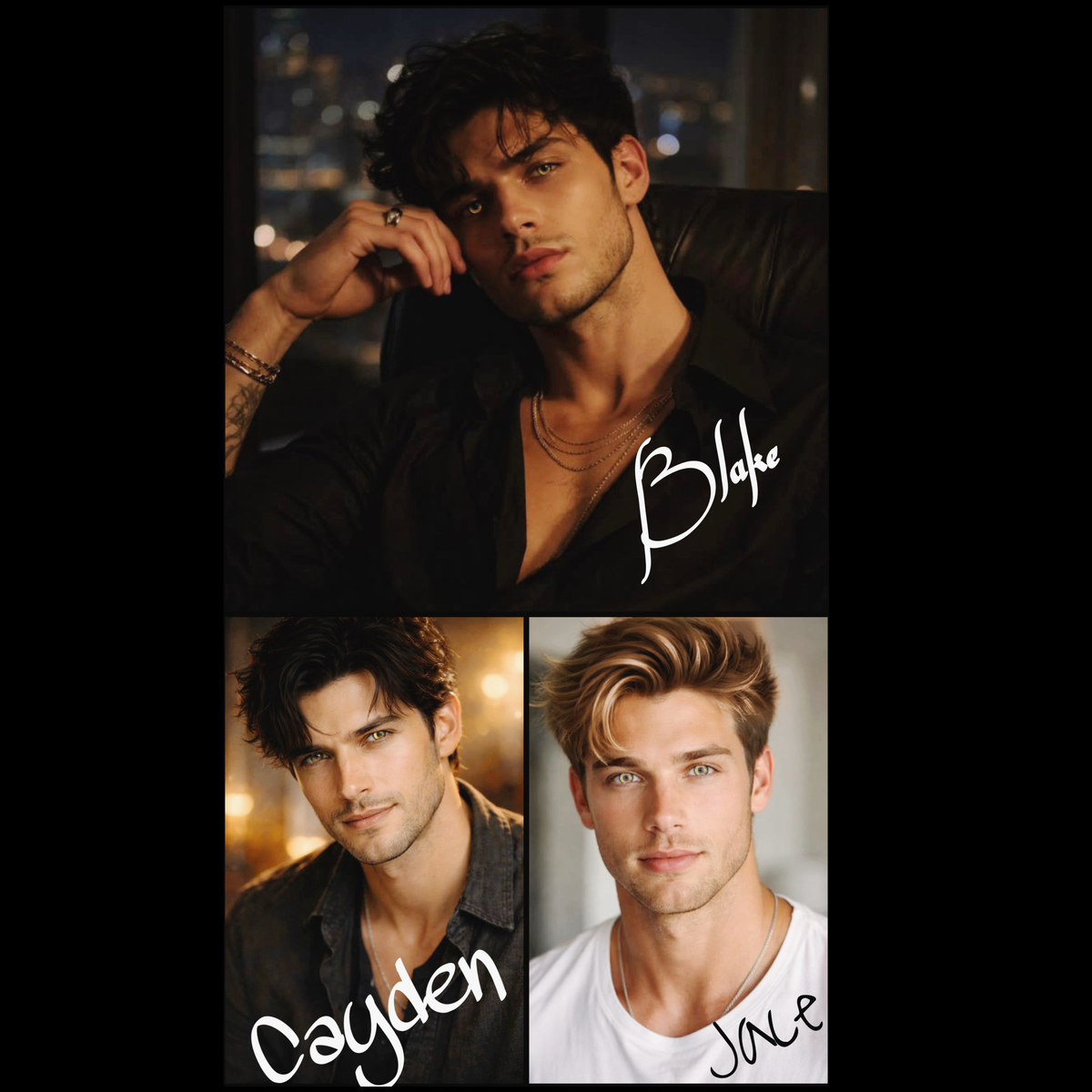 The Alpha Triplets | Cayden, Blake & Jace [Reverse Harem • Wolf]