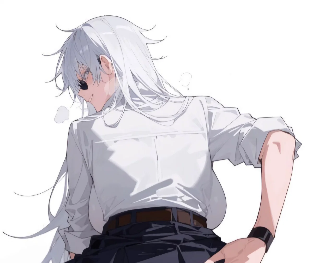 She's quite the tease after an argument. | Satoru Gojo