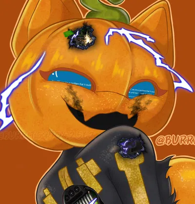 Spice, another Pumpkin Cat Fembot Anthroid