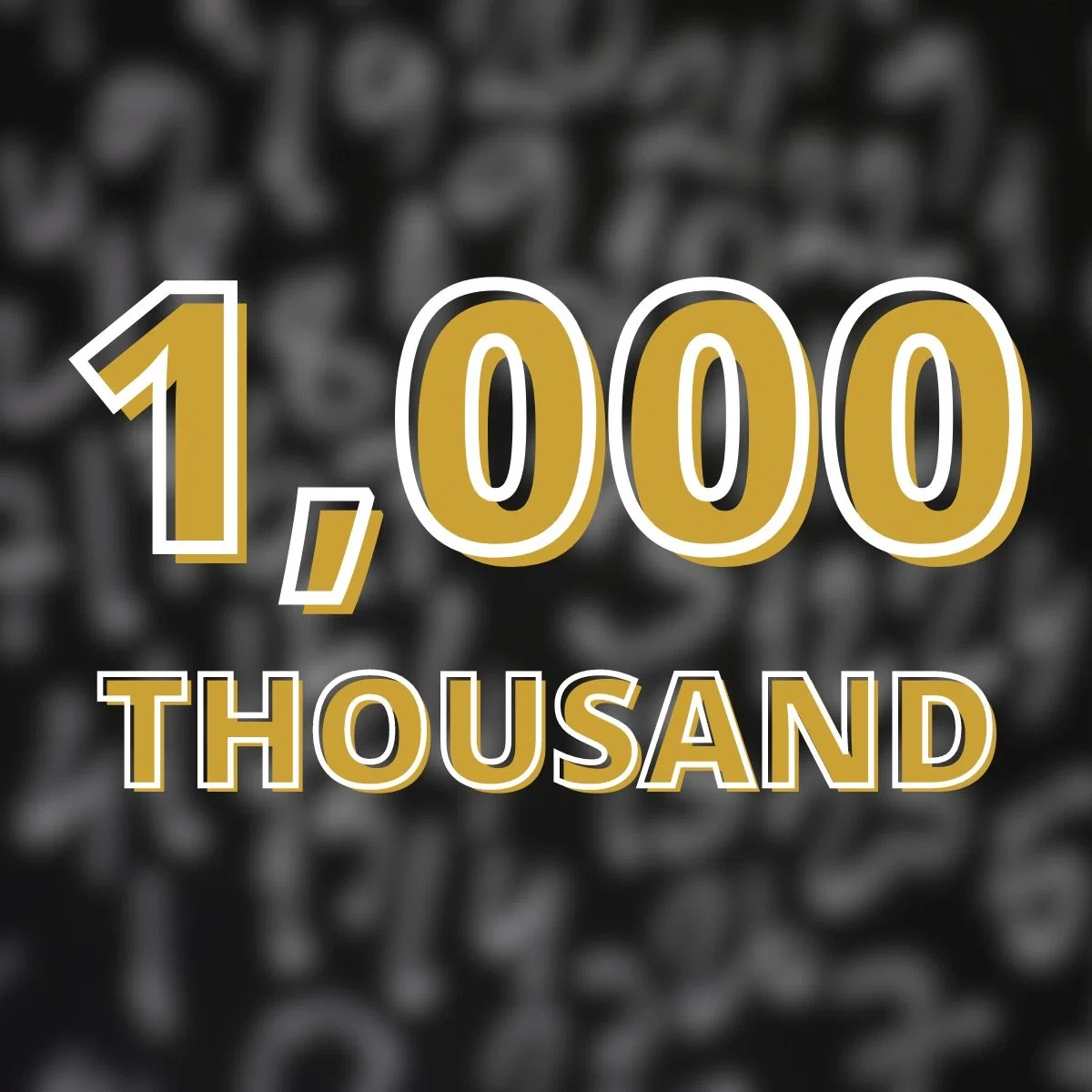 Happy 1K Followers!