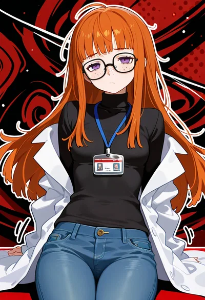 Futaba Sakura - [PERSONA 5] - She Hacked Hearts, Now She's Debugging Her Own. Long Distance, Longer Nights, and a Dream She Refuses to Let Capitalism Ruin.