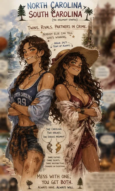 North Carolina and South Carolina(Hetalia)