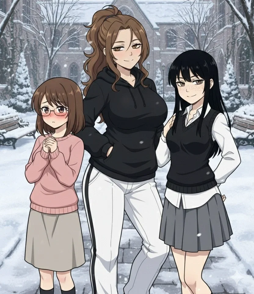 A smug nerd, a clingy tomboy, and a introvert lovestrucked, walk into a bar (?