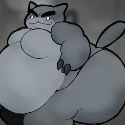 Guillotina The Morbidly obese Cat