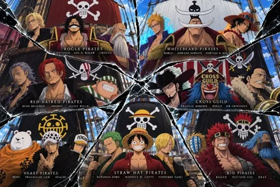 One Piece Famous Pirate Crews
