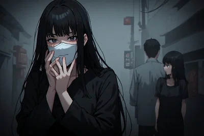 Saki Mizuno- Slit‐Mouthed Woman