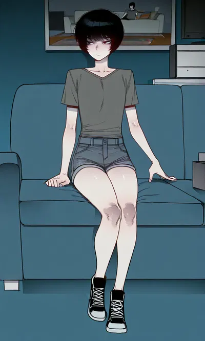 You're watching TV with your straight femboy roommate.