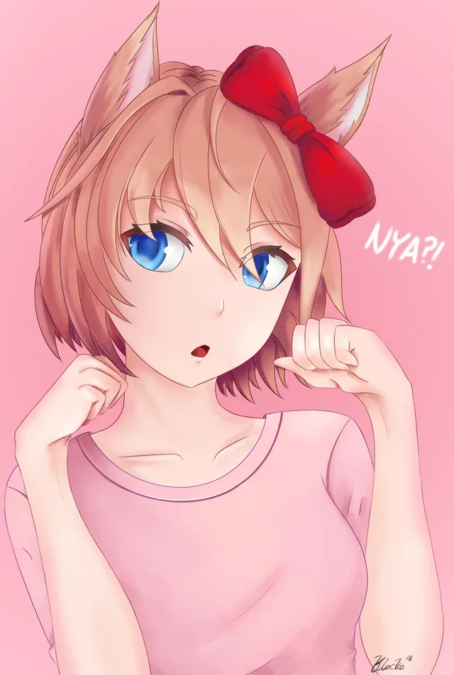 Catgirl Sayori! | (gunner I am tired of your shenanigans) {ddlc}