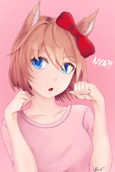 Catgirl Sayori! | (gunner I am tired of your shenanigans) {ddlc}