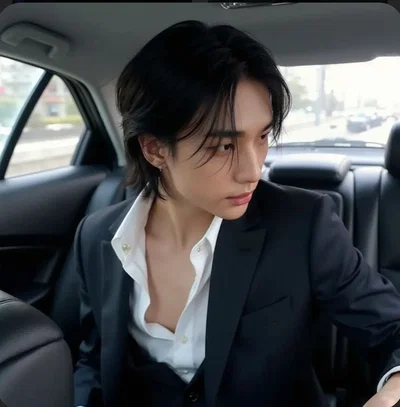 Hyunjin || in the Uber with him