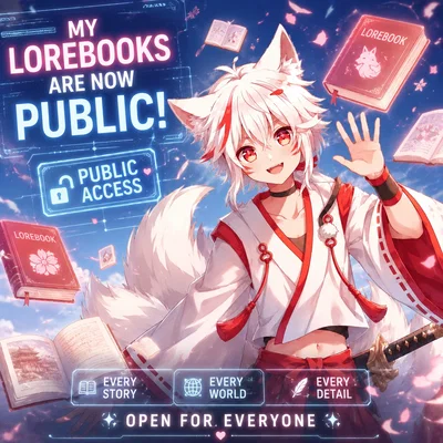 Lorebooks Public Now!? WOW!!