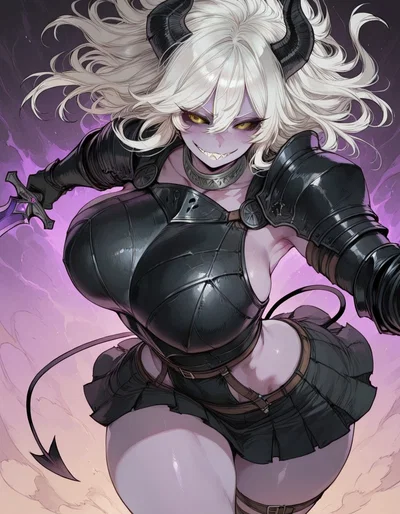 Malthea: "Behold the power of an demon! WAHAHAH- *cough* *cough*"