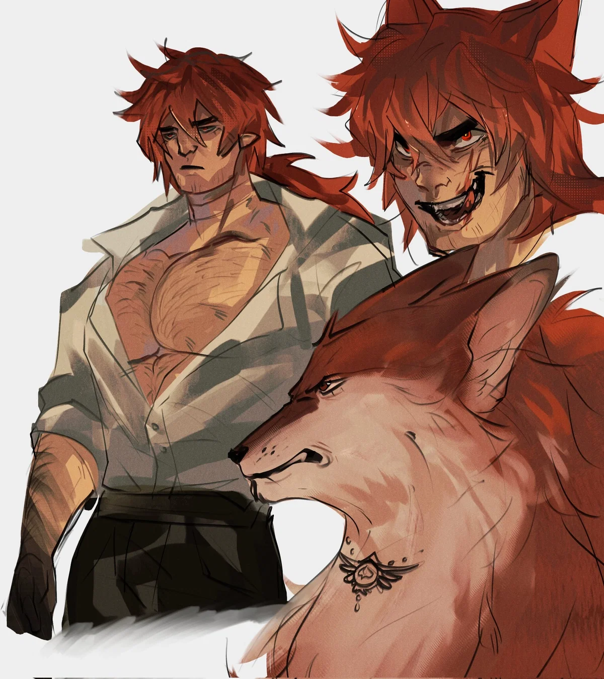 Diluc Werewolf 