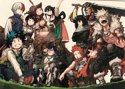 Class 1-A Omegaverse (Fantasy/Ver. 2)
