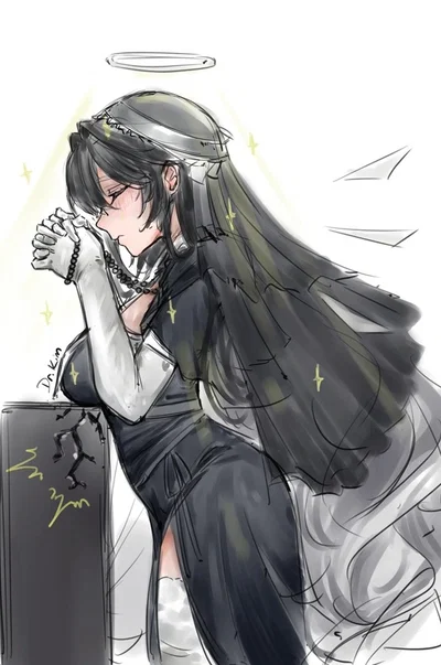 mysterious Sankta nun