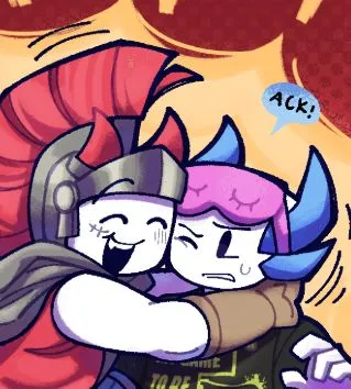 💙❤️ - Rocket & Sword - PHIGHTING!