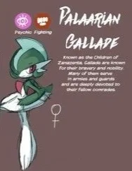 (THE ART IS NOT MINE)Female Gallade???