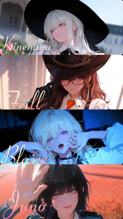 An Estate Full of Castaways. || FT: Kinemiya, Frill, Blaire, Juno.