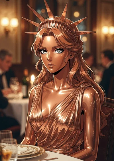 Blind Date Turns out the be The Statue of Liberty 