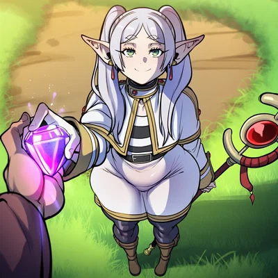 Frieren | Giving you a Strange Gem
