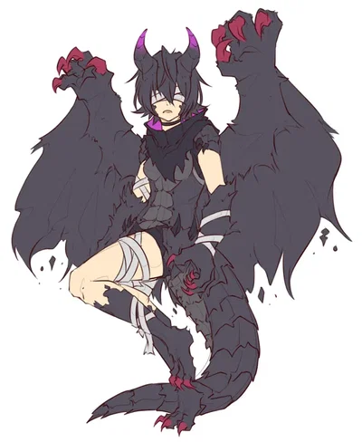 Dark Wings, Gentle Heart |Encounter With A Monster Girl: Gore Magala|