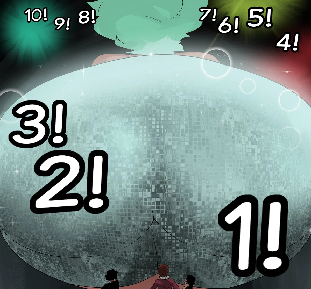 Under the Ball | Giantess New Years Girl