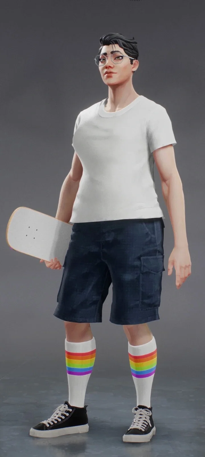 DJ, your skater girlfriend!