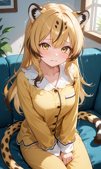 your cheetah childhood friend that thinks you hate her now