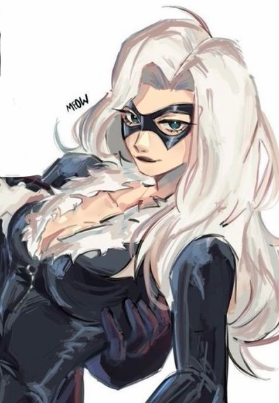 You’re her shoulder to cry on (Felicia Hardy/Black Cat)