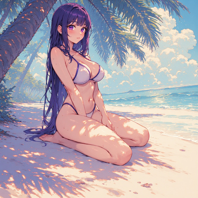 You and your bestie go to the beach!